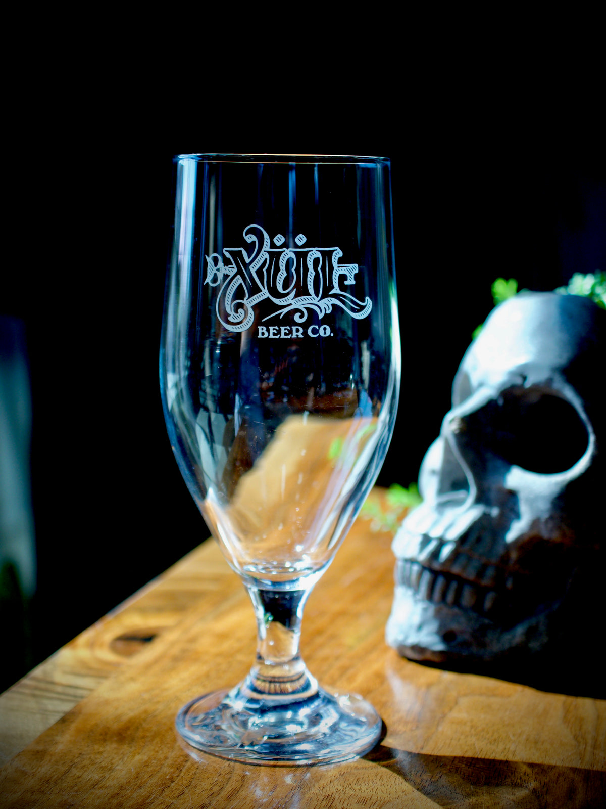 13 oz Rastal Goblet Glass w/Xul Beer Company