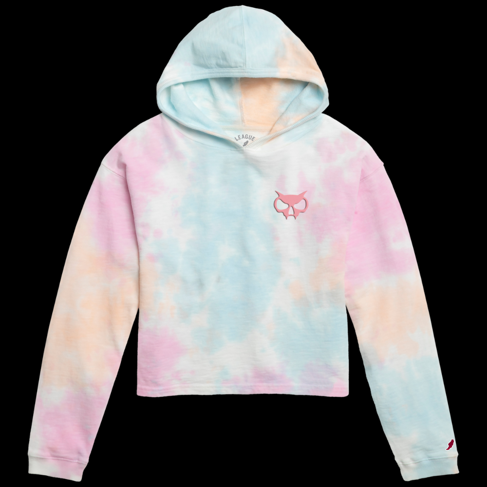 Ladies' Tie-Dye Fanghead Crop Hoodie – Xul Beer Company
