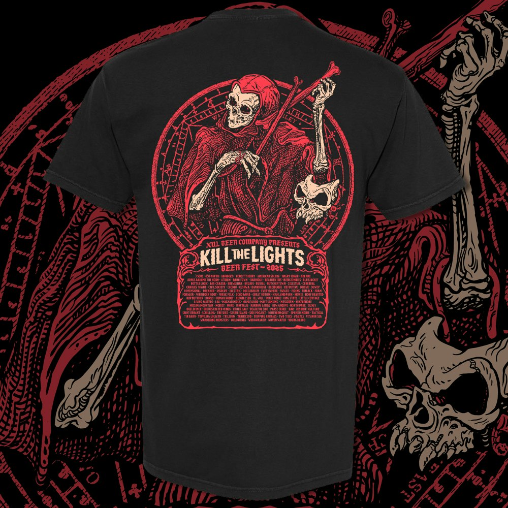 2025 Kill the Lights Festival Tee - Black