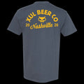 Xul Nashville Logo Tee - Navy & Yellow