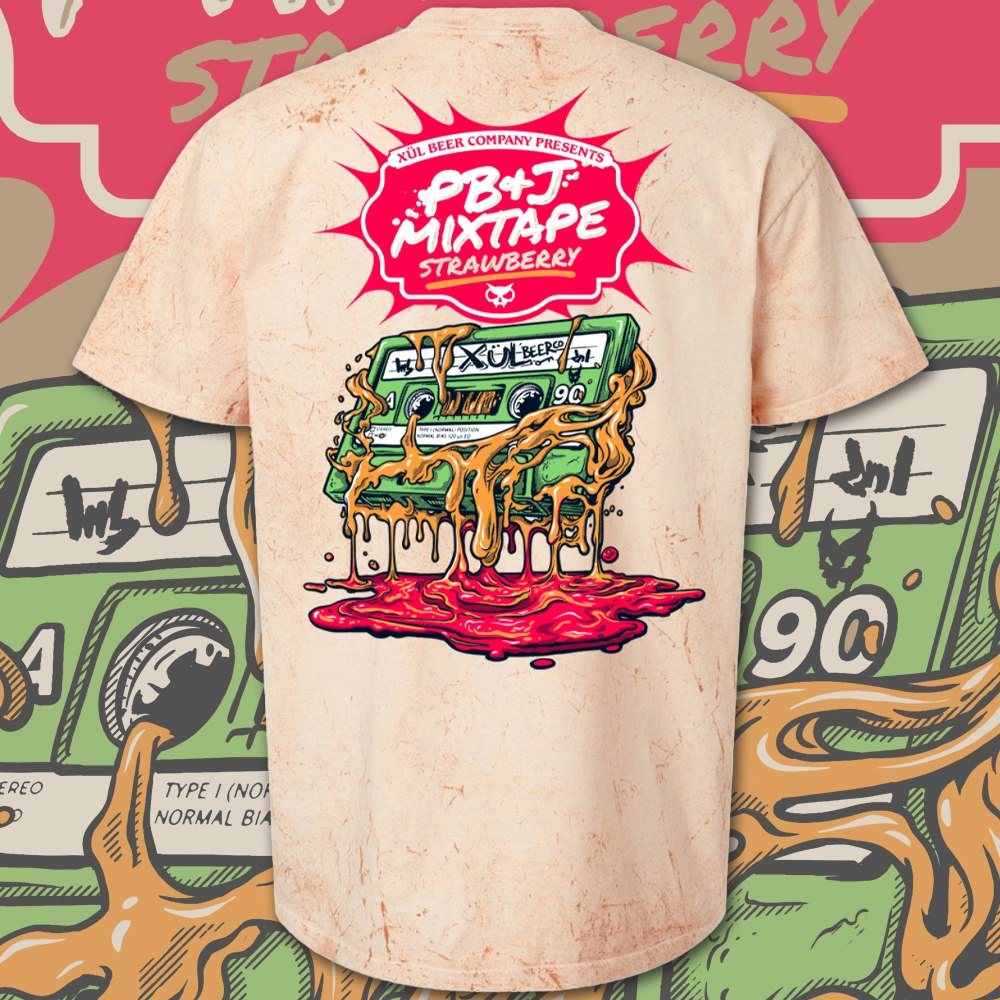 Can Art Edition: PB&J Mixtape Strawberry Redux – Xul Beer Company