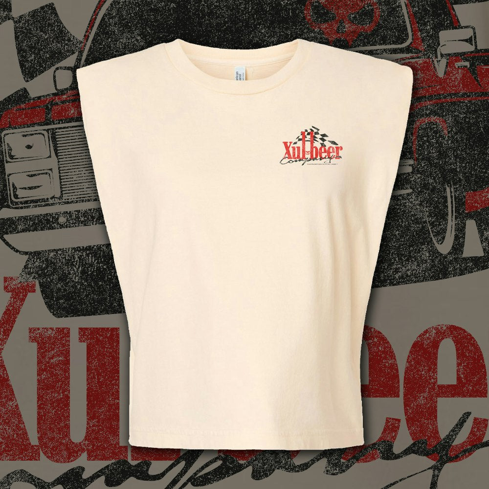 Ladies' Vintage Square Body Crop Tank