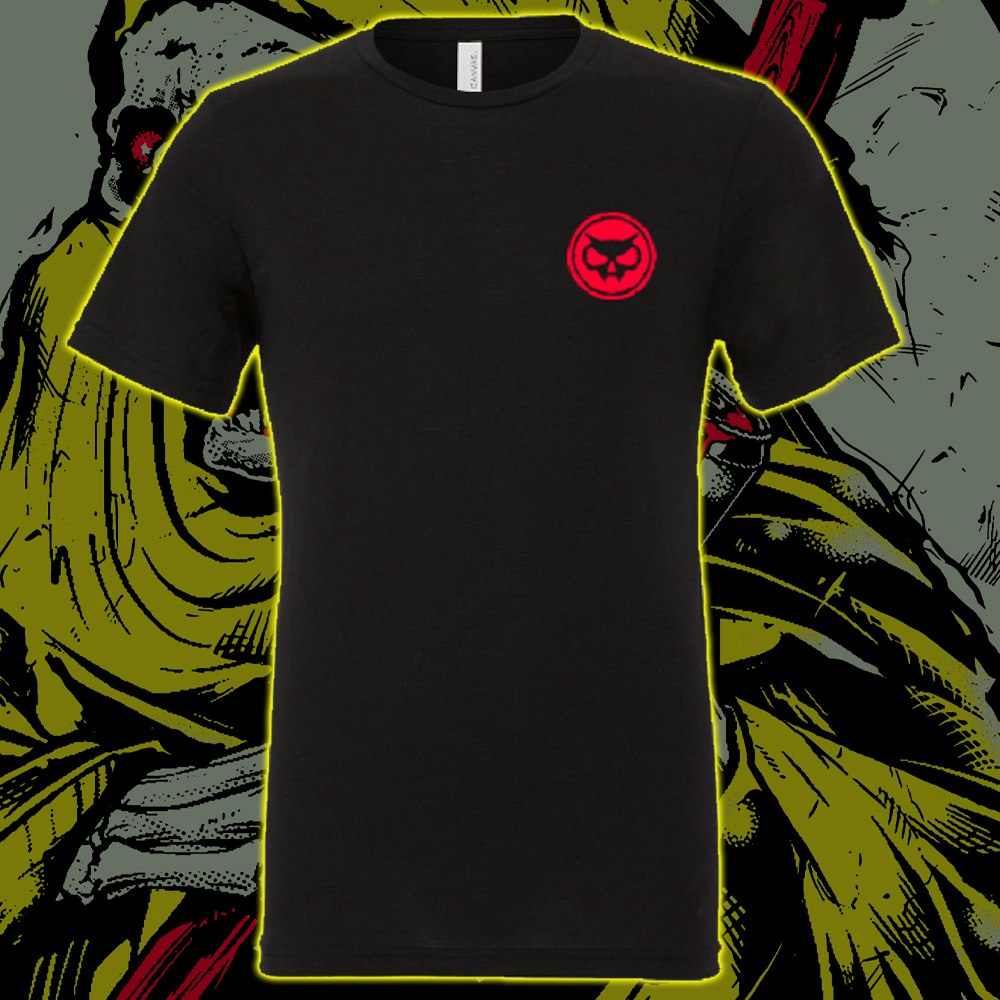 Grim Reaper Tee - Red/Yellow
