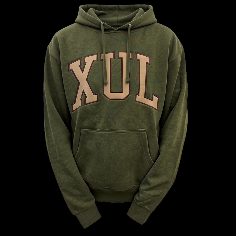 Xul Olive Arch Logo Hoodie