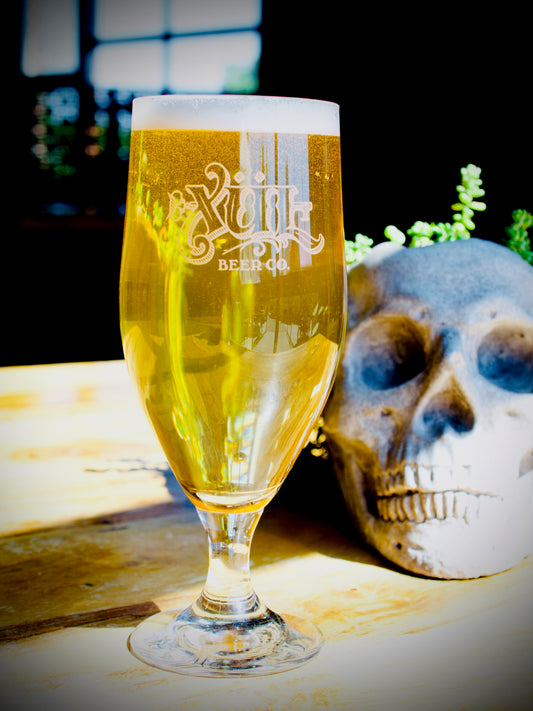 13 oz Rastal Goblet Glass w/Xul Beer Company