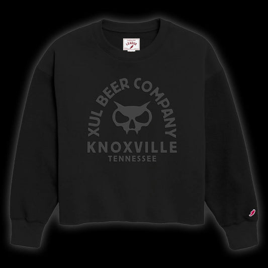Ladies' Xul Midi Logo Fleece - Black