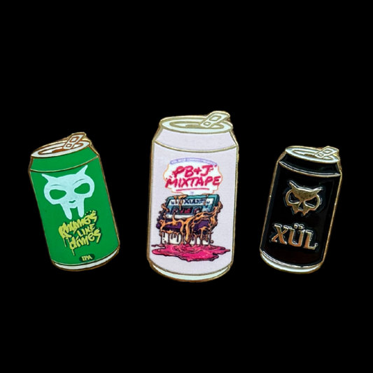 Enamel Xul Can Pins