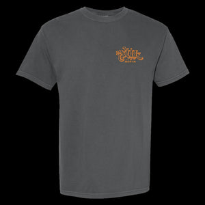 Xul Logo Tee - Smokey Gray & Orange