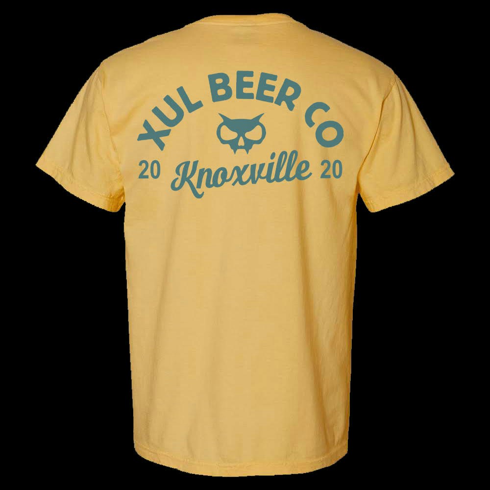 Xul Logo Tee - Mustard & Teal