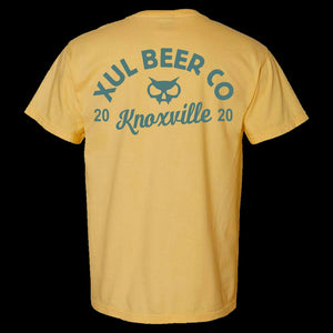 Xul Logo Tee - Mustard & Teal