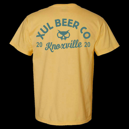 Xul Logo Tee - Mustard & Teal