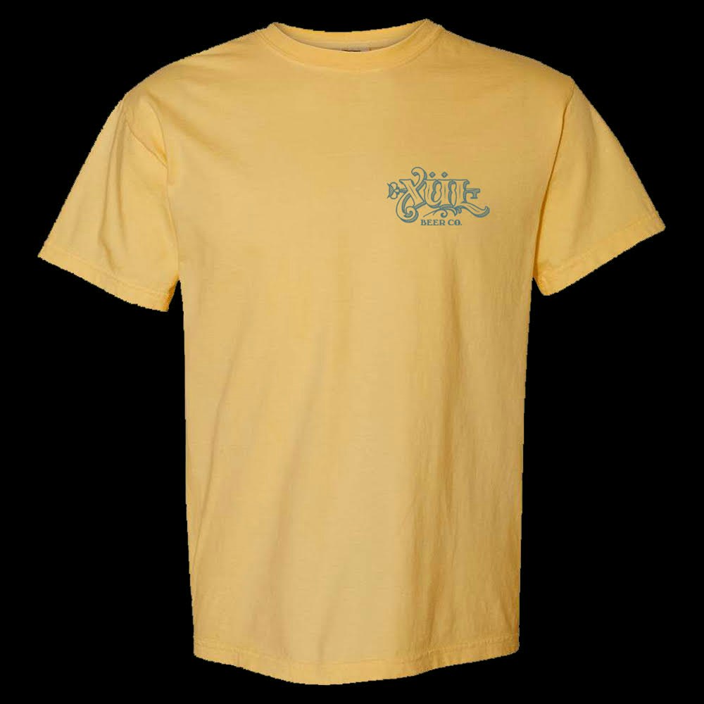 Xul Logo Tee - Mustard & Teal
