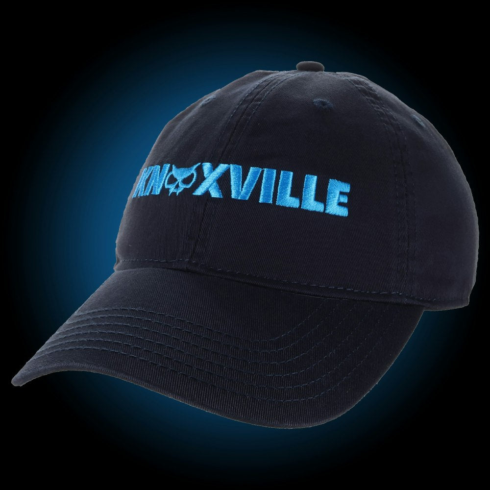 Navy Legacy dad hat with KNOXVILLE on the front.