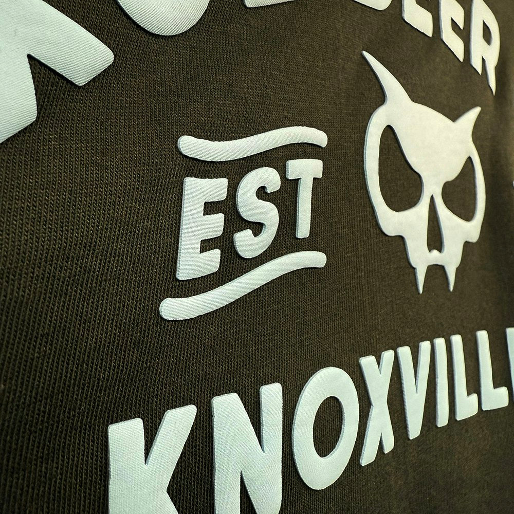 Xul Black Banner Tee with Gravity Print