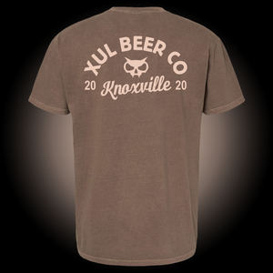 Xul Logo Tee - Espresso & Cream