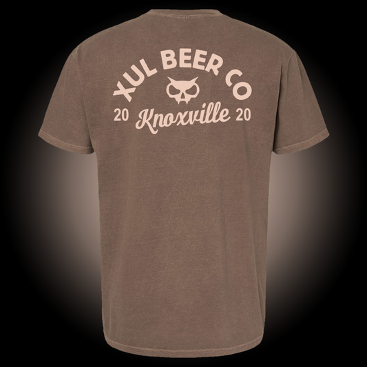 Xul Logo Tee - Espresso & Cream