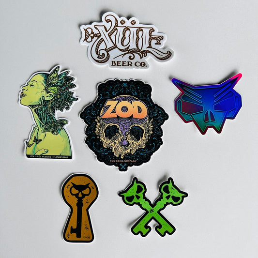 multiple random stickers