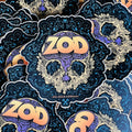 stack of Zod stickers
